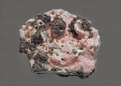 Rhodochrosite and sphalerite